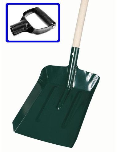 KARD ŁOPATA DO WĘGLA NR 4 Z TRZONEM DREWNIANYM UCHWYT TYPU "DY" METAL