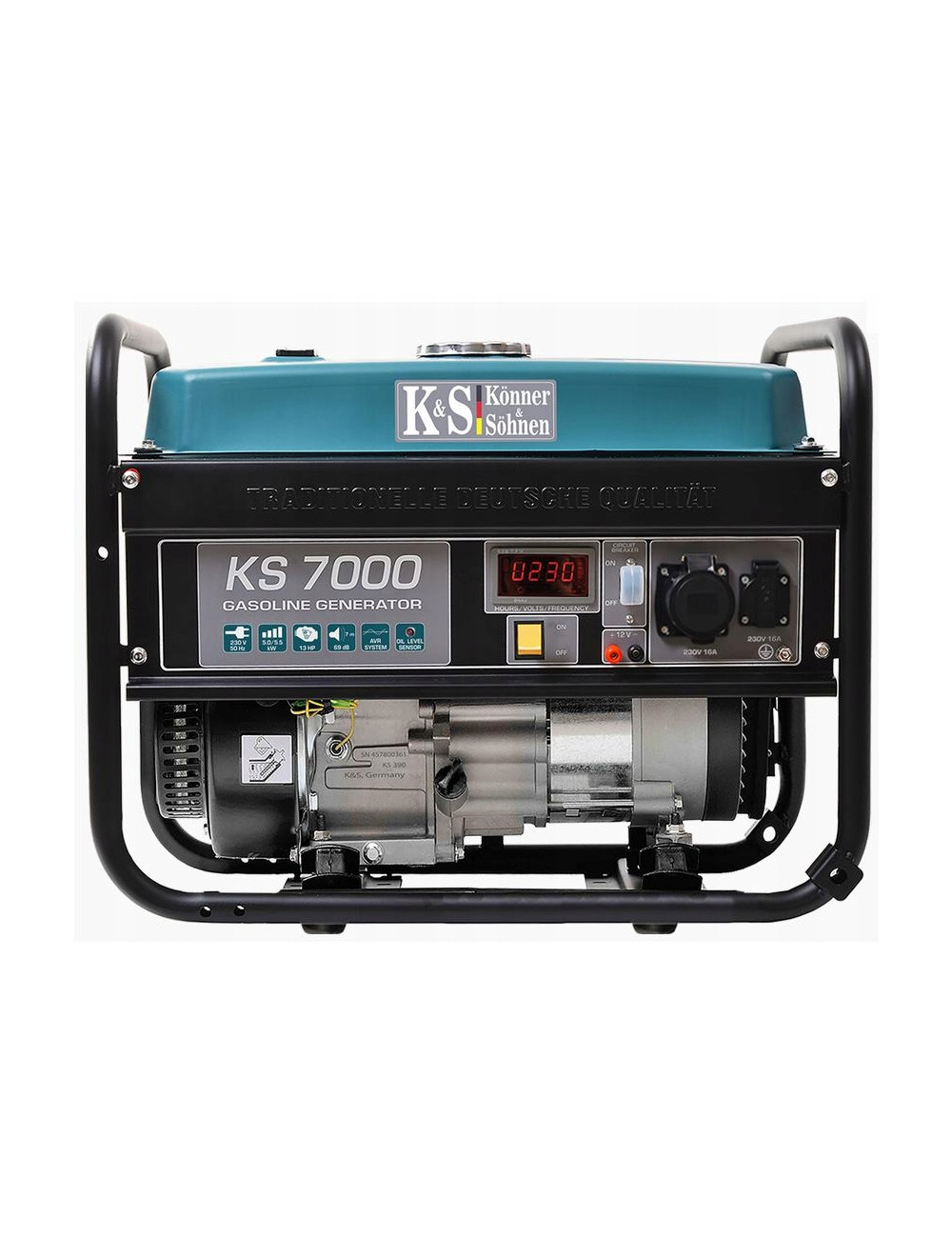 KONNER &amp; SOHNEN GENERATOR PRĄDOTWÓRCZY BENZYNOWY 5,0kW 230V KS 7000