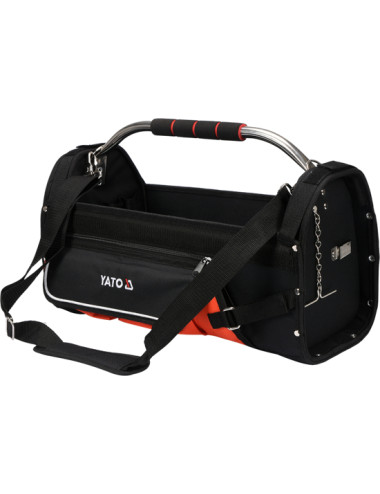 YATO POJEMNIK NARZĘDZIOWY OTWARTY 22" Z UCHWYTEM Z RURKI 11 KIESZENI