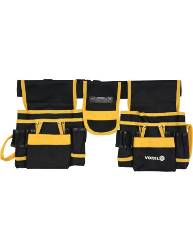 VOREL PAS NARZĘDZIOWY Z PRZESUWANYMI TORBAMI I UCHWYTEM