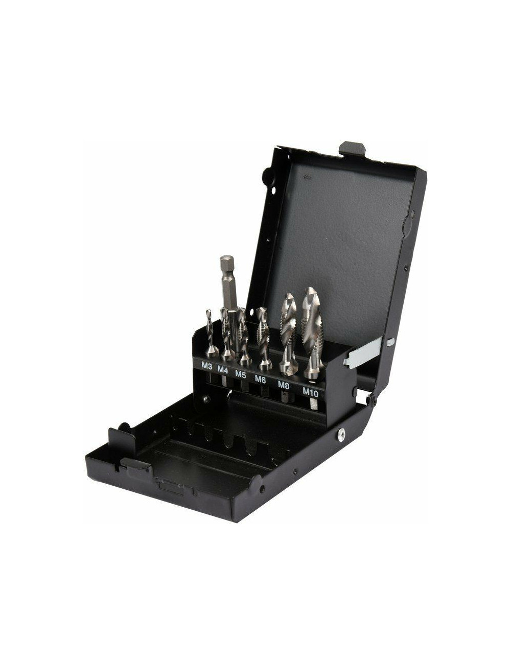 YATO ZESTAW WIERTŁA-GWINTOWNIKI M3-M10 KOMPLET 7szt. HEX