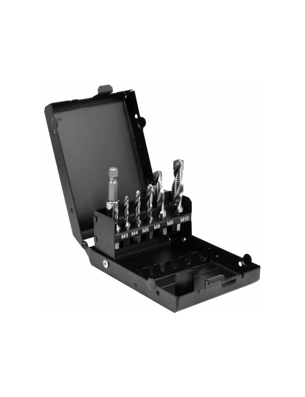 YATO ZESTAW WIERTŁA-GWINTOWNIKI M3-M10 KOMPLET 7szt. HEX