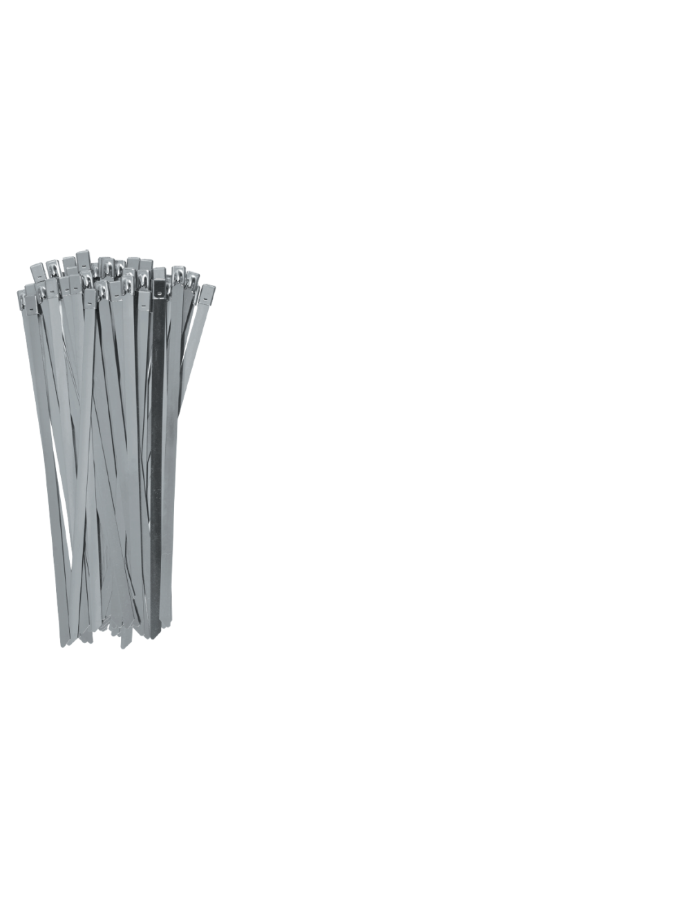 YATO OPASKI ZACISKOWE ZE STALI NIERDZEWNEJ 4,6x600mm 100szt.