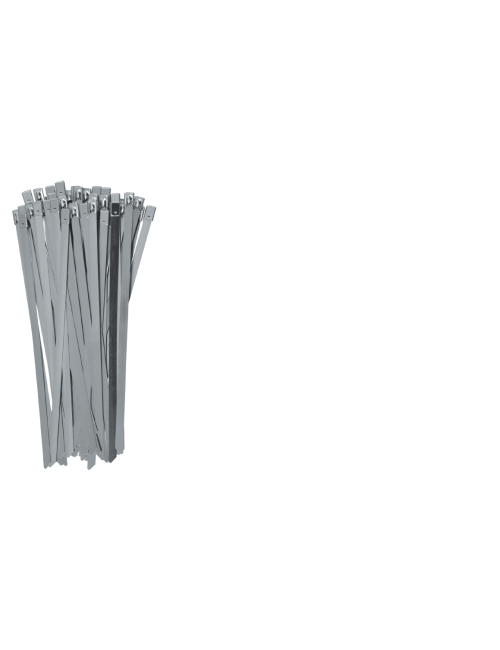 YATO OPASKI ZACISKOWE ZE STALI NIERDZEWNEJ 4,6x600mm 100szt.