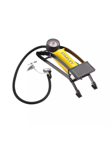 STANLEY POMPKA NOŻNA Z MANOMETREM