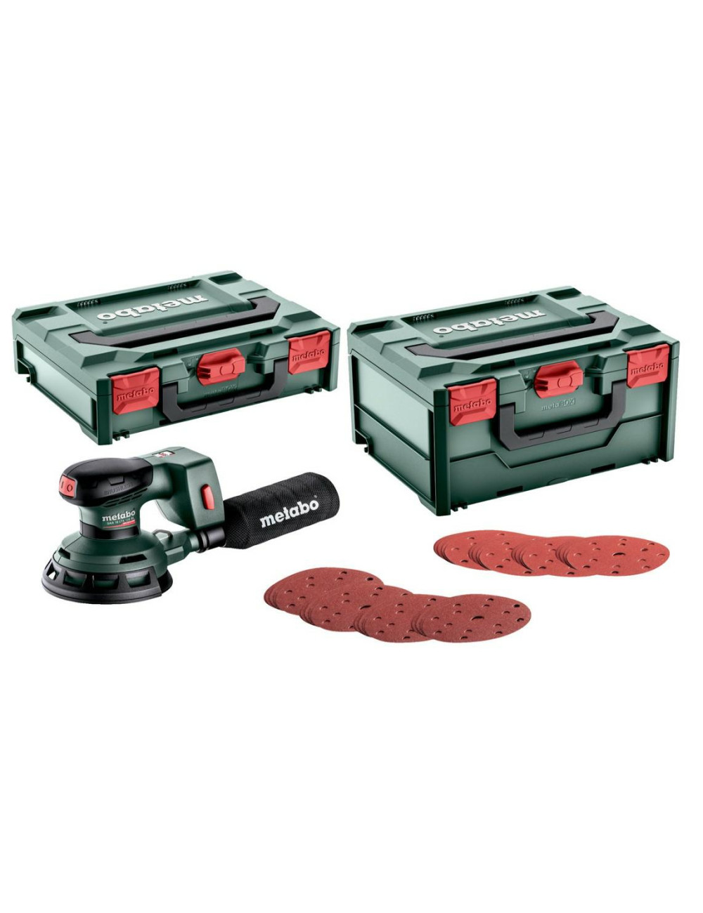 METABO SZLIFIERKA MIMOŚRODOWA SXA 18 LTX 125 BL CARCASS +AKCESORIA METABOX