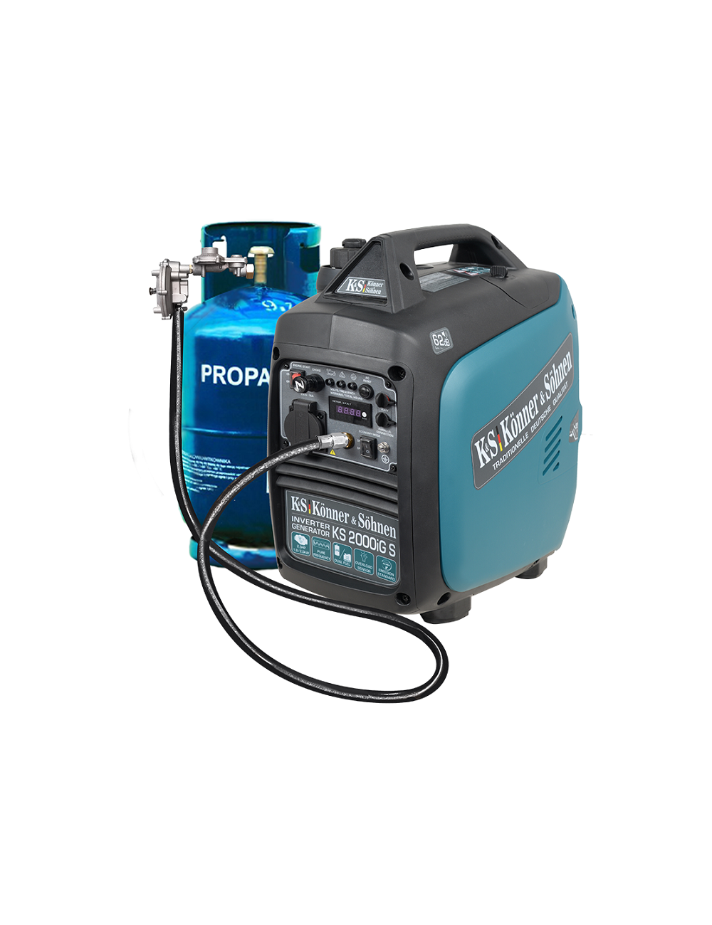 KONNER &amp; SOHNEN GENERATOR PRĄDOTWÓRCZY INWERTOROWY HYBRYDOWY 1,8kW 230V KS 2000IG S
