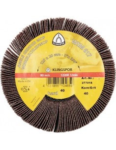 KLINGSPOR ŚCIERNICA LISTKOWA NASADZANA 125mm WSM617 gr.120