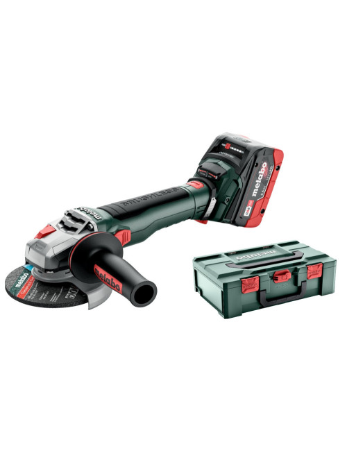 METABO SZLIFIERKA KĄTOWA WB 18 LT BL 11-125 QUICK Z HAMULCEM 2x5,2Ah LiHD METABOX