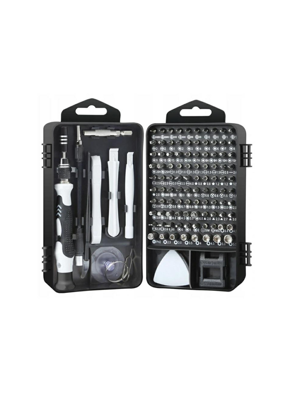 ZESTAW KOŃCÓWEK 115el. SILVER