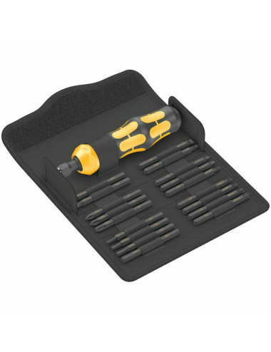 WERA WKRĘTAK UDAROWY Z ZESTAWEM BITÓW 18cz. ETUI KRAFTFORM KOMPAKT IMPERIAL 900 SET1