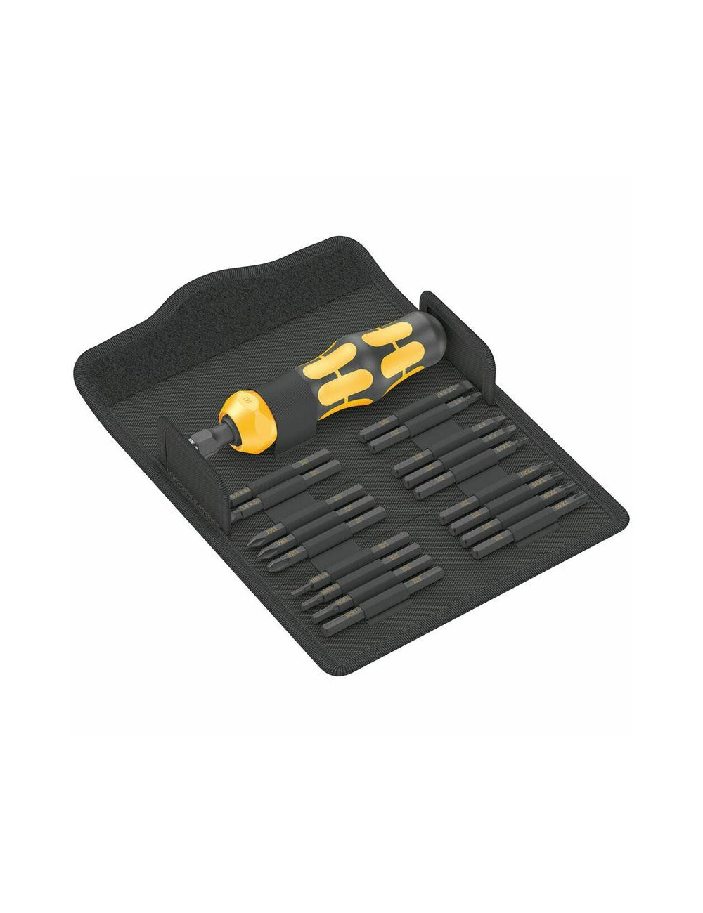 WERA WKRĘTAK UDAROWY Z ZESTAWEM BITÓW 18cz. ETUI KRAFTFORM KOMPAKT IMPERIAL 900 SET1