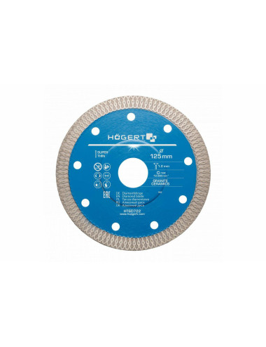 HOEGERT TARCZA DIAMENTOWA 125mm DO CERAMIKI