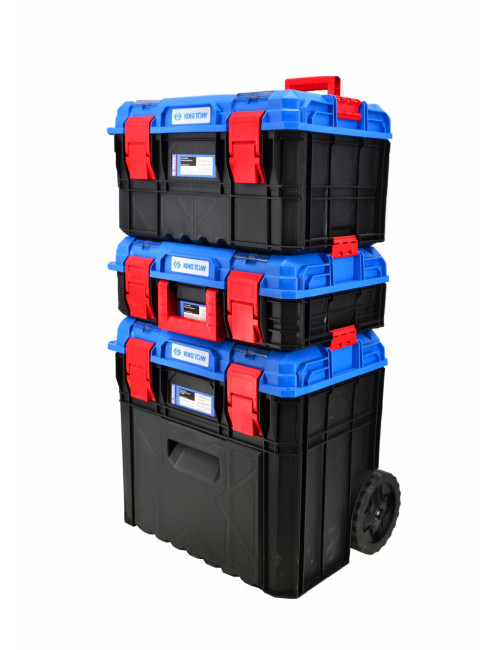 KING TONY ZESTAW SKRZYNEK MODUŁOWYCH NA KOŁACH NR2