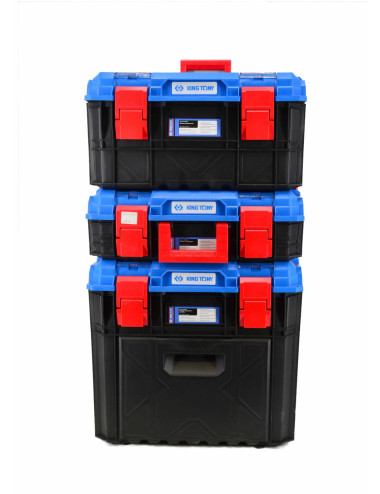 KING TONY ZESTAW SKRZYNEK MODUŁOWYCH NA KOŁACH NR2