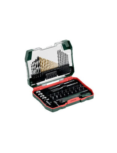 METABO ZESTAW WIERTEŁ I KOŃCÓWEK 55cz.