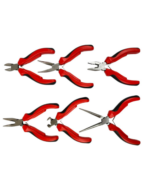 SILVER MINI SZCZYPCE 125mm 6szt ETUI