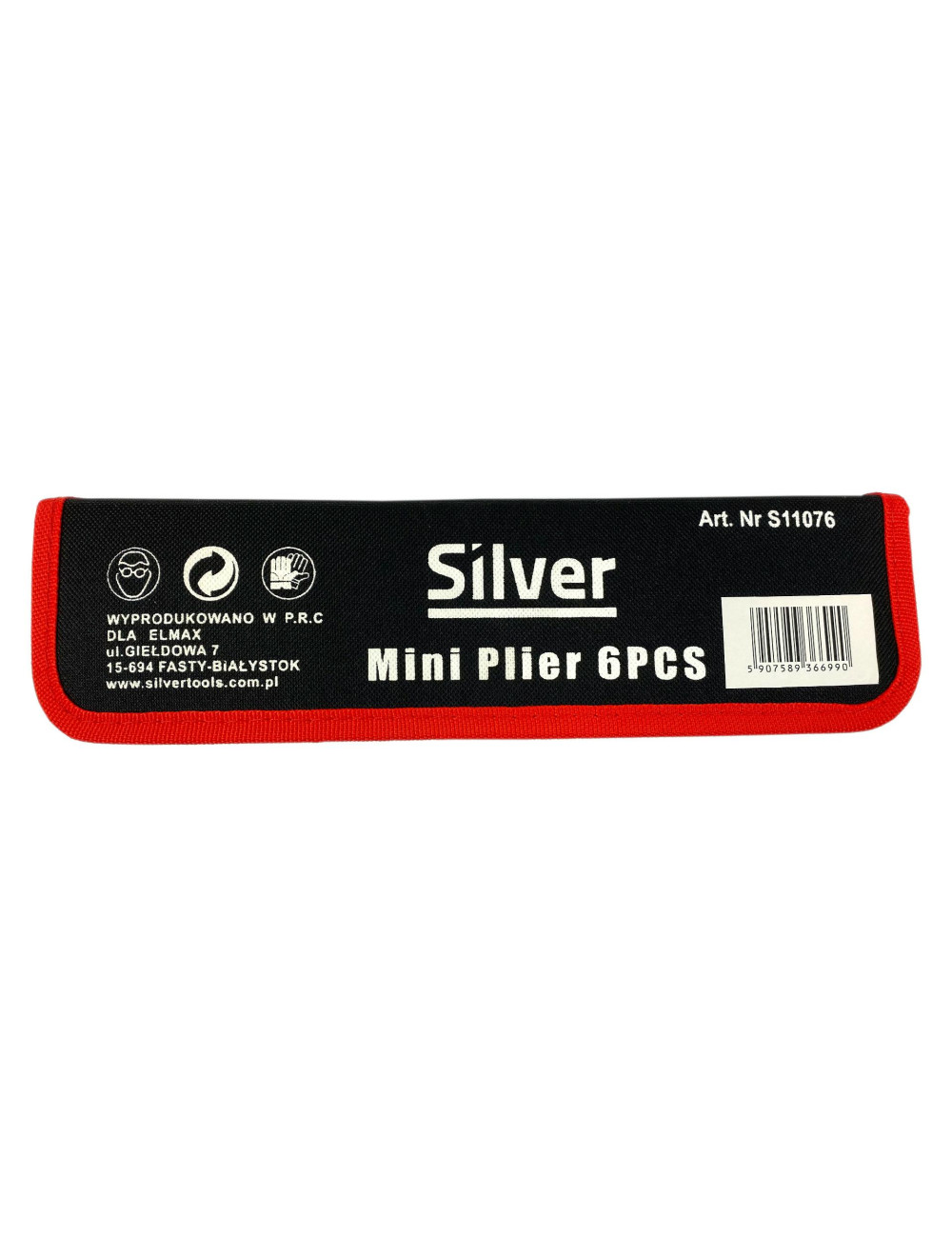SILVER MINI SZCZYPCE 125mm 6szt ETUI