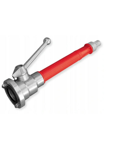 PRĄDOWNICA DO WĘŻY STRAŻACKICH Z ZAWOREM 1" SILVER