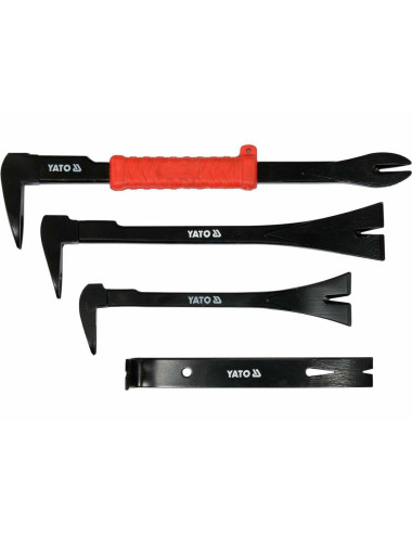 YATO ŁOMY Z WYCIĄGACZAMI ZESTAW 4szt.