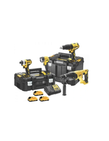 DEWALT ZESTAW COMBO 18V DCK440L3T (DCD778+DCF787+DCH033+DCL040) 3x3,0Ah TSTAK