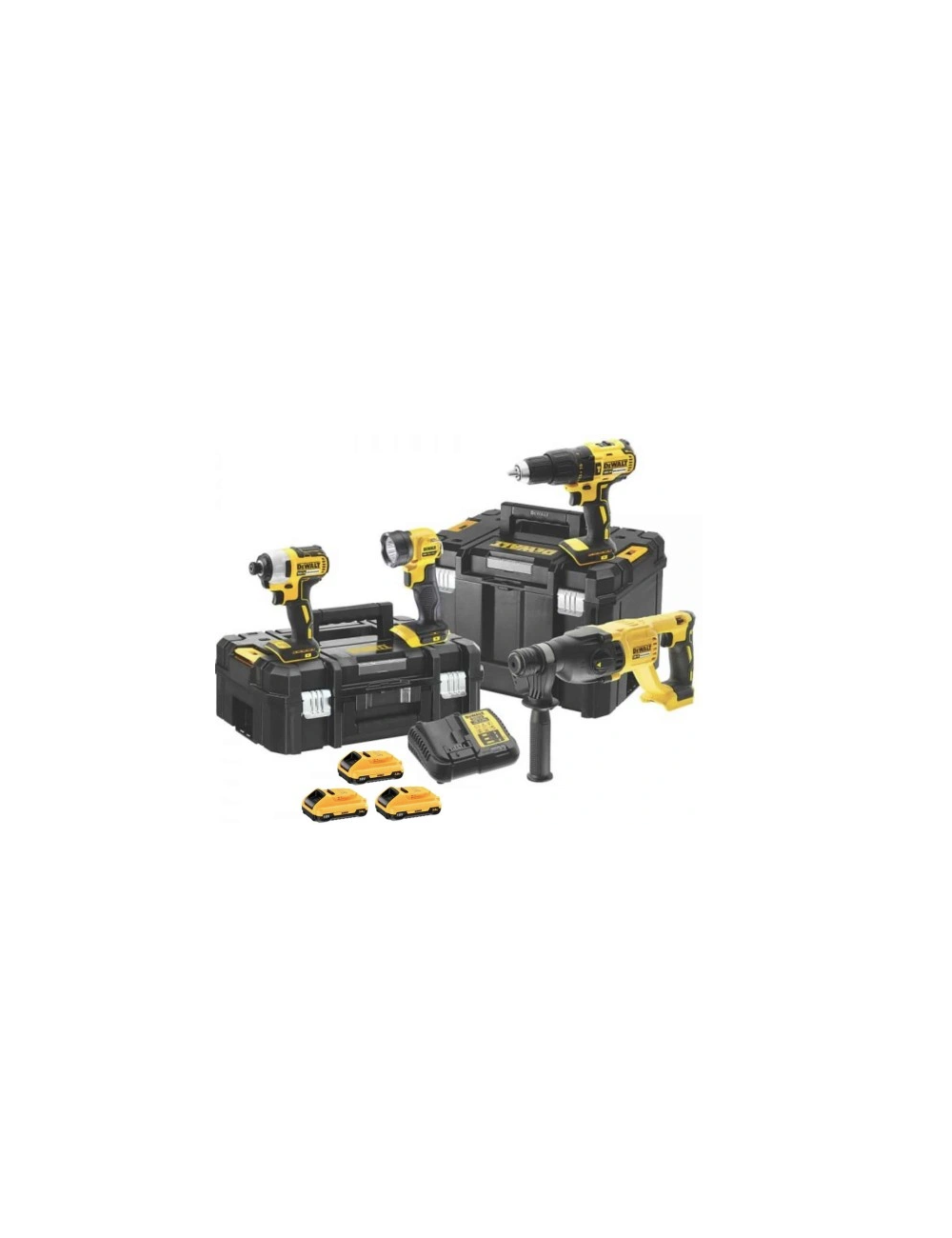 DEWALT ZESTAW COMBO 18V DCK440L3T (DCD778+DCF787+DCH033+DCL040) 3x3,0Ah TSTAK