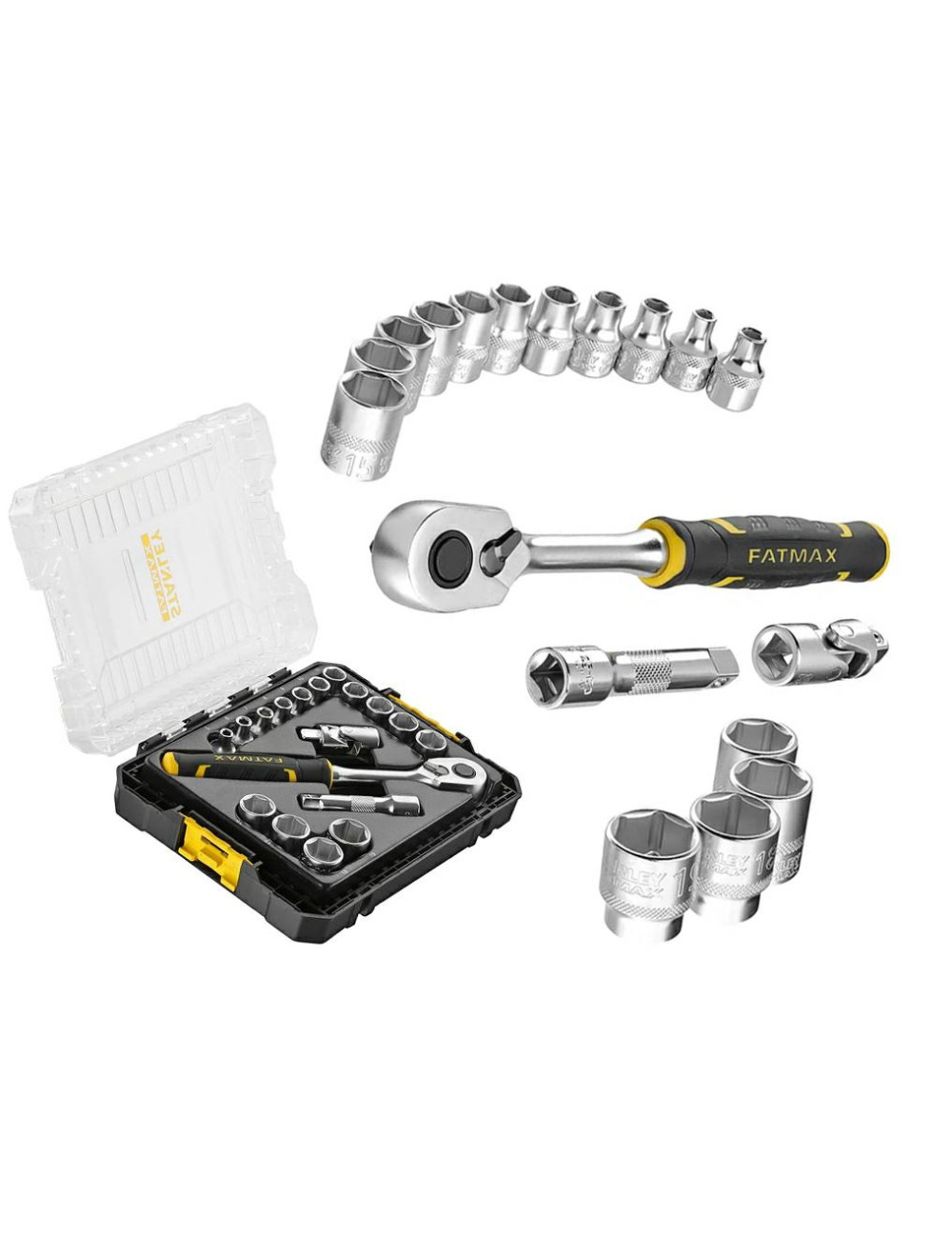 STANLEY MODUŁ PRO-STACK - ZESTAW MECHANICZNY 3 8 18SZT.