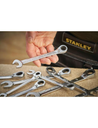 STANLEY KLUCZ PLASKO-OCZKOWY Z GRZECHOTKA 12mm