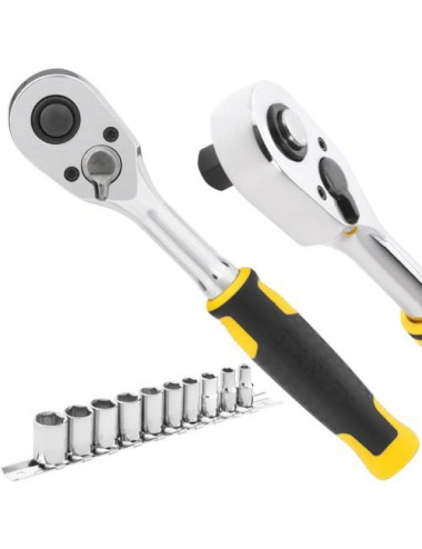 STANLEY ZESTAW KLUCZY 72el. 1/4"