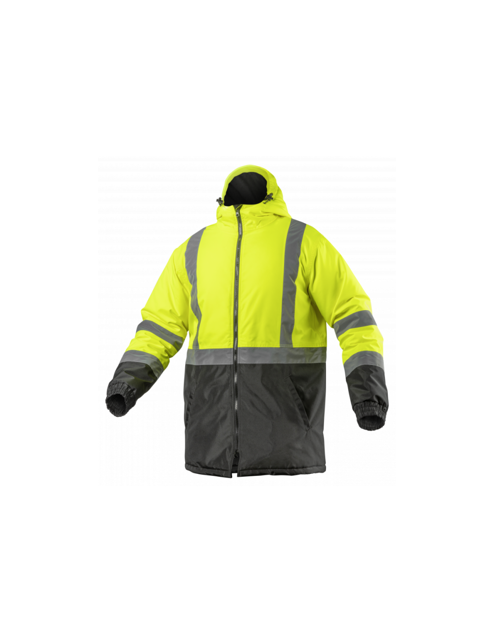 HOEGERT KURTKA OCIEPLANA ODBLASKOWA LEDA ŻÓŁTA ROZMIAR XXL