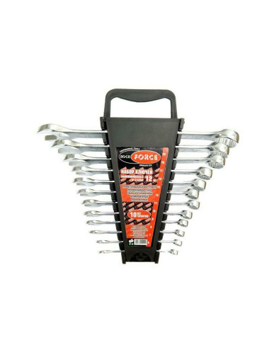 ROCKFORCE KLUCZ PŁASKO-OCZKOWY KOMPLET 12el. (6-22mm)