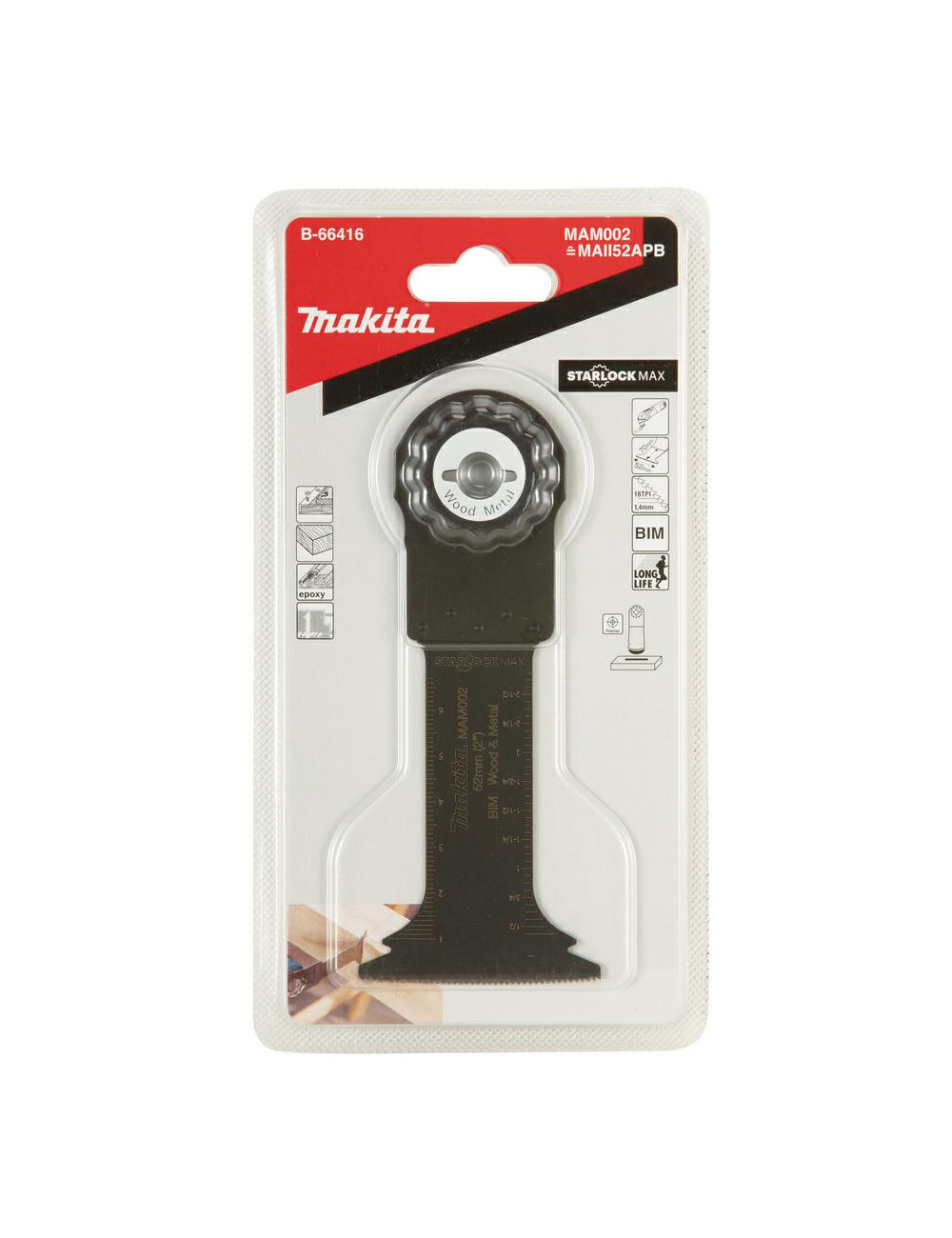 MAKITA MT BRZESZCZOT DO CIĘCIA WGŁĘBNEGO BIM 52mm x 70mm