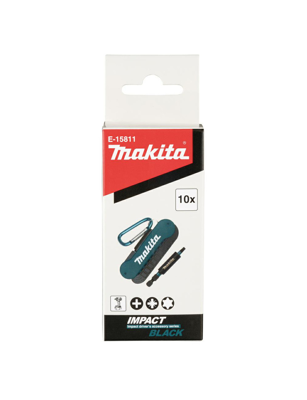 MAKITA ZESTAW KOŃCÓWEK WKRĘTAKOWYCH IB 25mm 10szt