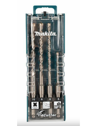 MAKITA ZESTAW WIERTEŁ SDS+ 4szt. 4CUT