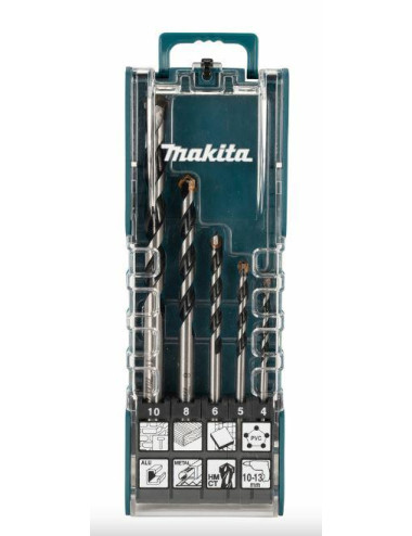 MAKITA ZESTAW WIERTEŁ UNIWERSALNYCH