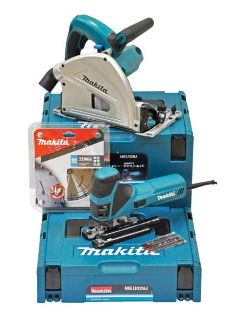 MAKITA ZESTAW PILARKA WYRZYNARKA COMBO (SP6000+4351FCT+ACC)