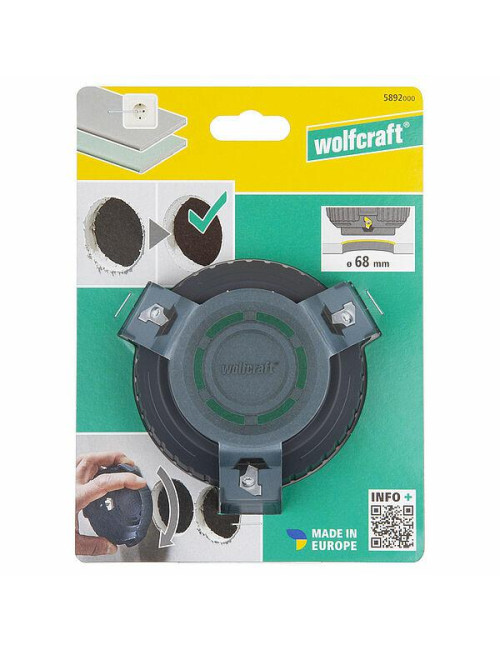 WOLFCRAFT FAZOWNIK KRAWĘDZI OTWORÓW PŁYT GK 68mm