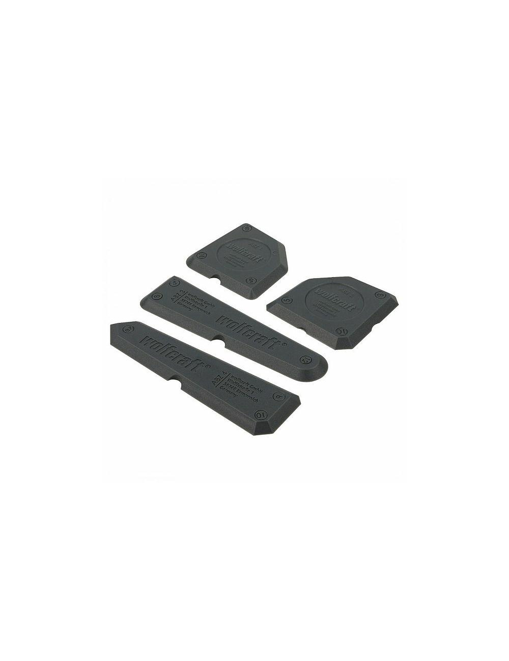 WOLFCRAFT ZESTAW KOSTEK I GŁADZIKÓW DO SILIKONU I FUG 4szt.