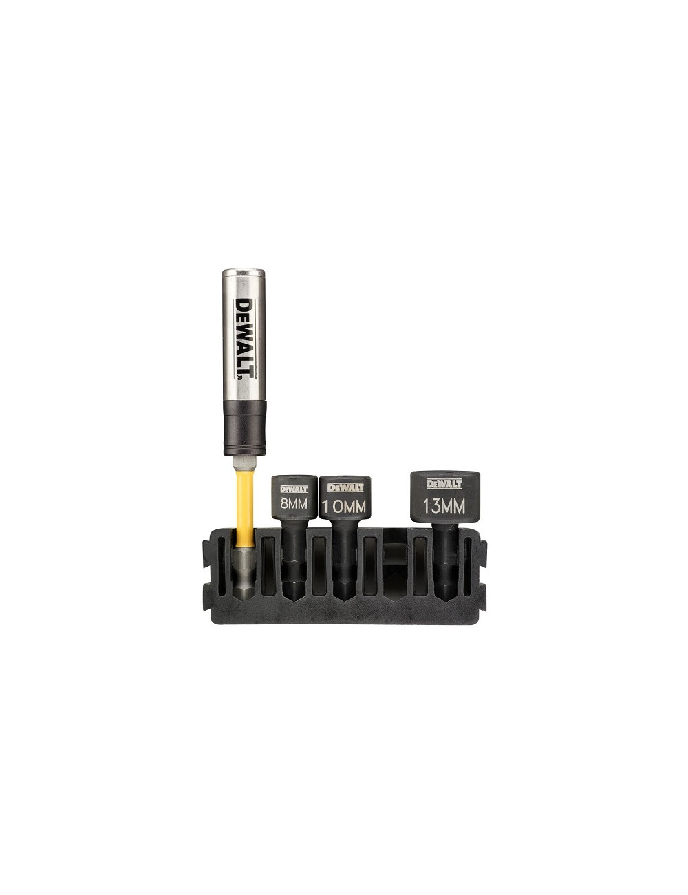 DEWALT ZESTAW NASADEK UDAROWYCH 3cz. + UCHWYT 1/4"