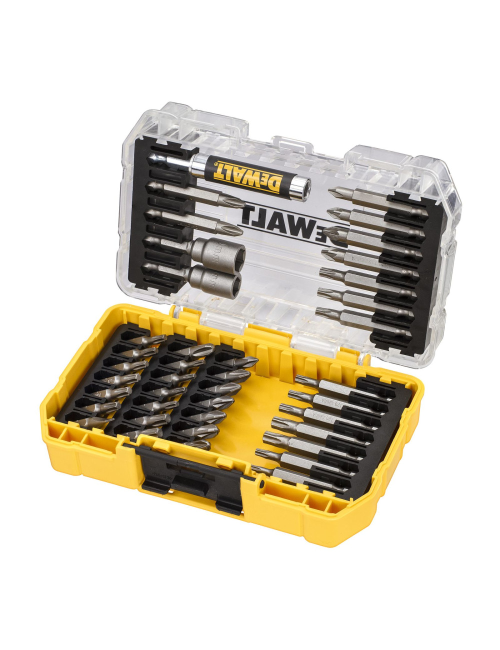 DEWALT ZESTAW KOŃCÓWEK BITÓW NASADKI ADAPTER 40cz. DT70705-QZ