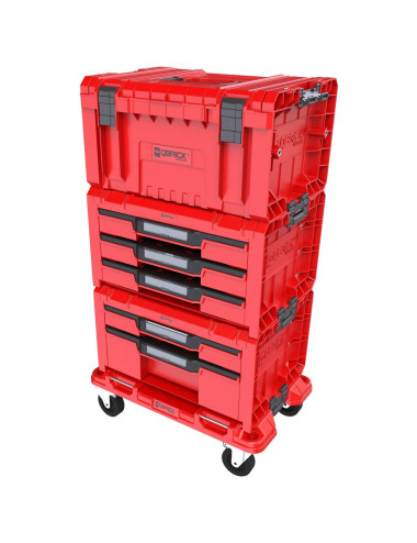 QBRICK SYSTEM PRO DRAWER WORKSHOP SET 4 RED ULTRA HD CUSTOM
