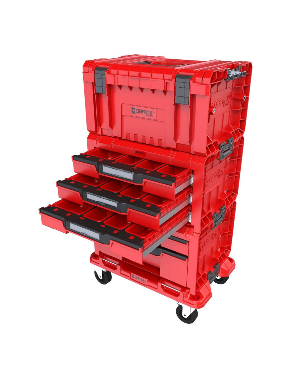 QBRICK SYSTEM PRO DRAWER WORKSHOP SET 4 RED ULTRA HD CUSTOM