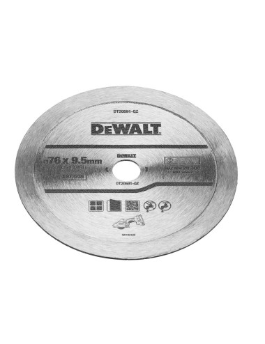 DEWALT DIAMENTOWA TARCZA DO CIĘCIA PŁYTEK CERAMICZNYCH DEWALT 76mm x9,6mm DO DCS438