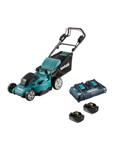 MAKITA KOSIARKA 2x18V DLM481CT2 Z NAPĘDEM 48cm 2x5,0Ah