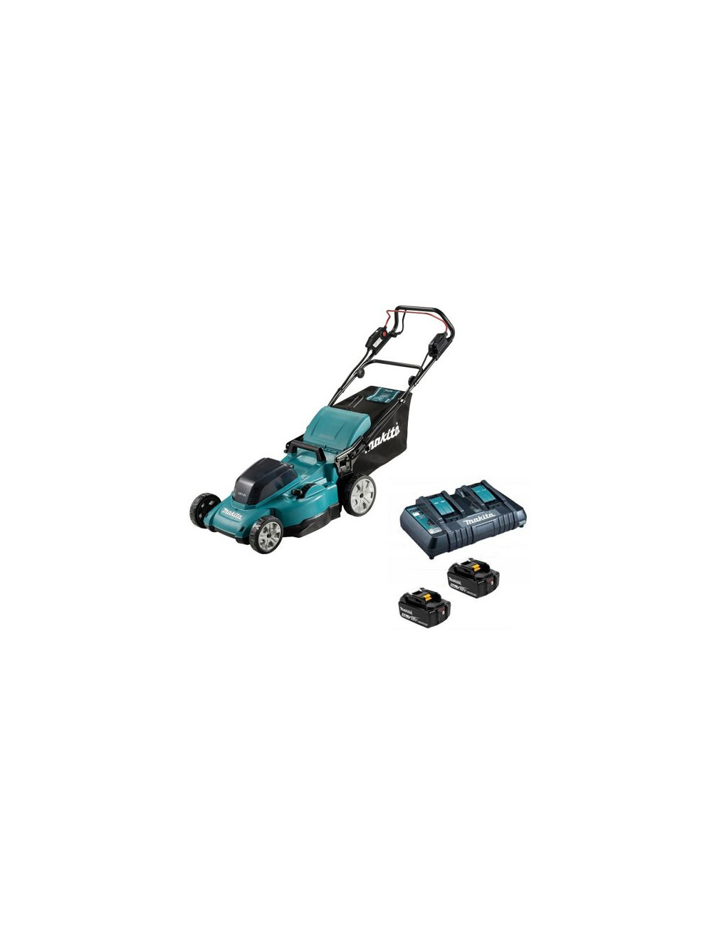 MAKITA KOSIARKA 2x18V DLM481CT2 Z NAPĘDEM 48cm 2x5,0Ah