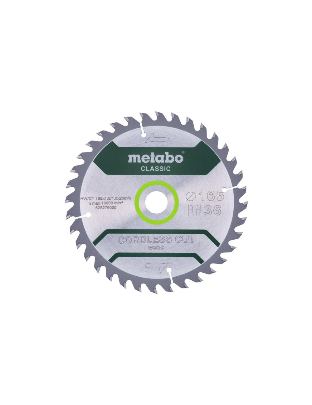 METABO PIŁA TARCZOWA HW CT 165x20x36z CORDLESS CUT WOOD CLASSIC