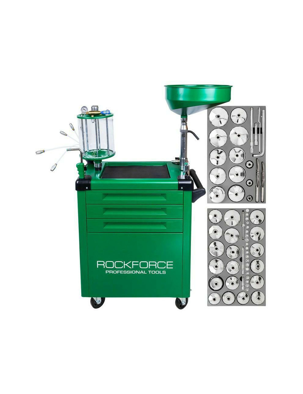 ROCKFORCE ZLEWARKO-WYSYSARKA PNEUMATYCZNA + SZAFKA 61el.