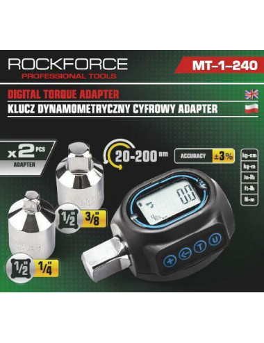 ROCKFORCE ADAPTER DYNAMOMETRYCZNY ELEKTRONICZNY 20-200Nm