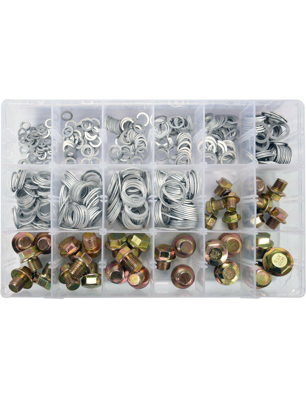 YATO PODKŁADKI ALUMINIOWE I KORKI SPUSTOWE 534szt.