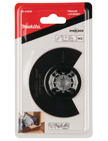MAKITA MT BRZESZCZOT ŁUKOWY HCS DO DREWNA 85mm B-64836